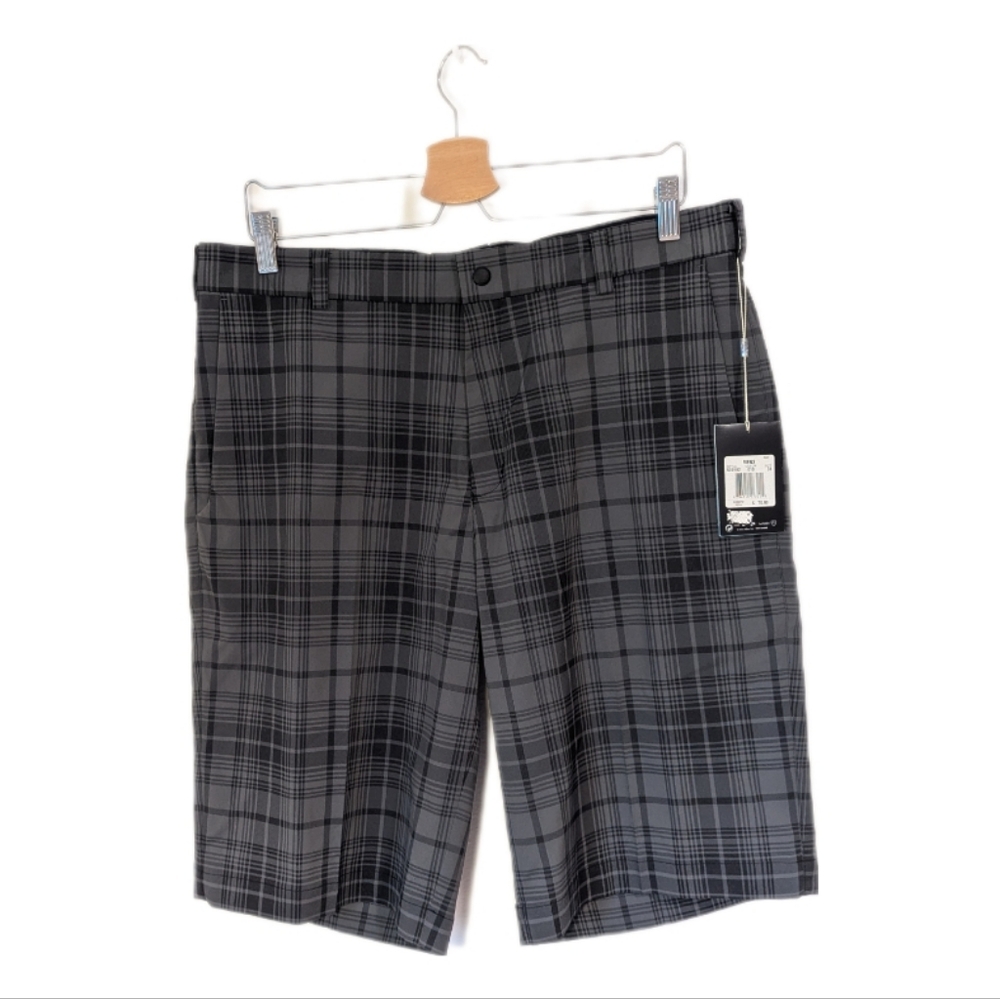 NWT Nike Men's Golf Tour Performance Dri-Fit Plaid Shorts size 34